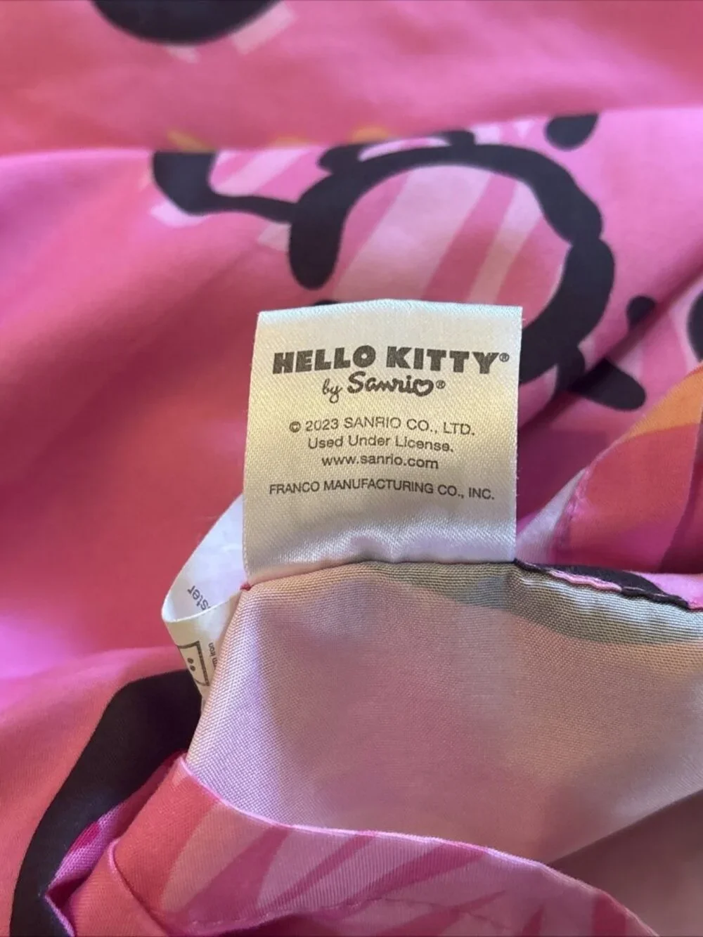 Hello Kitty Wild Jungle TWIN FLAT SHEET ONLY From Set / Microfiber